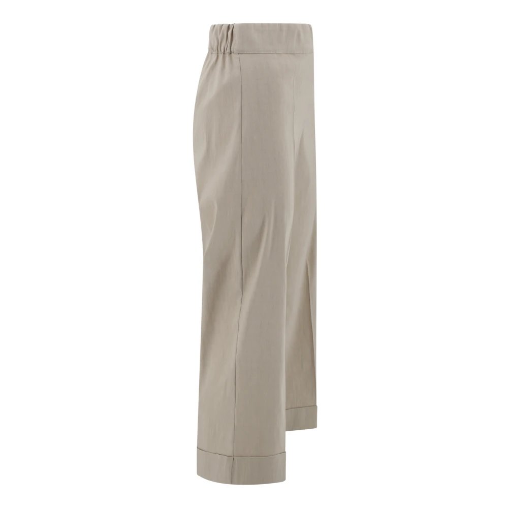 D.Exterior Elegante Broek Ware Beige Dames