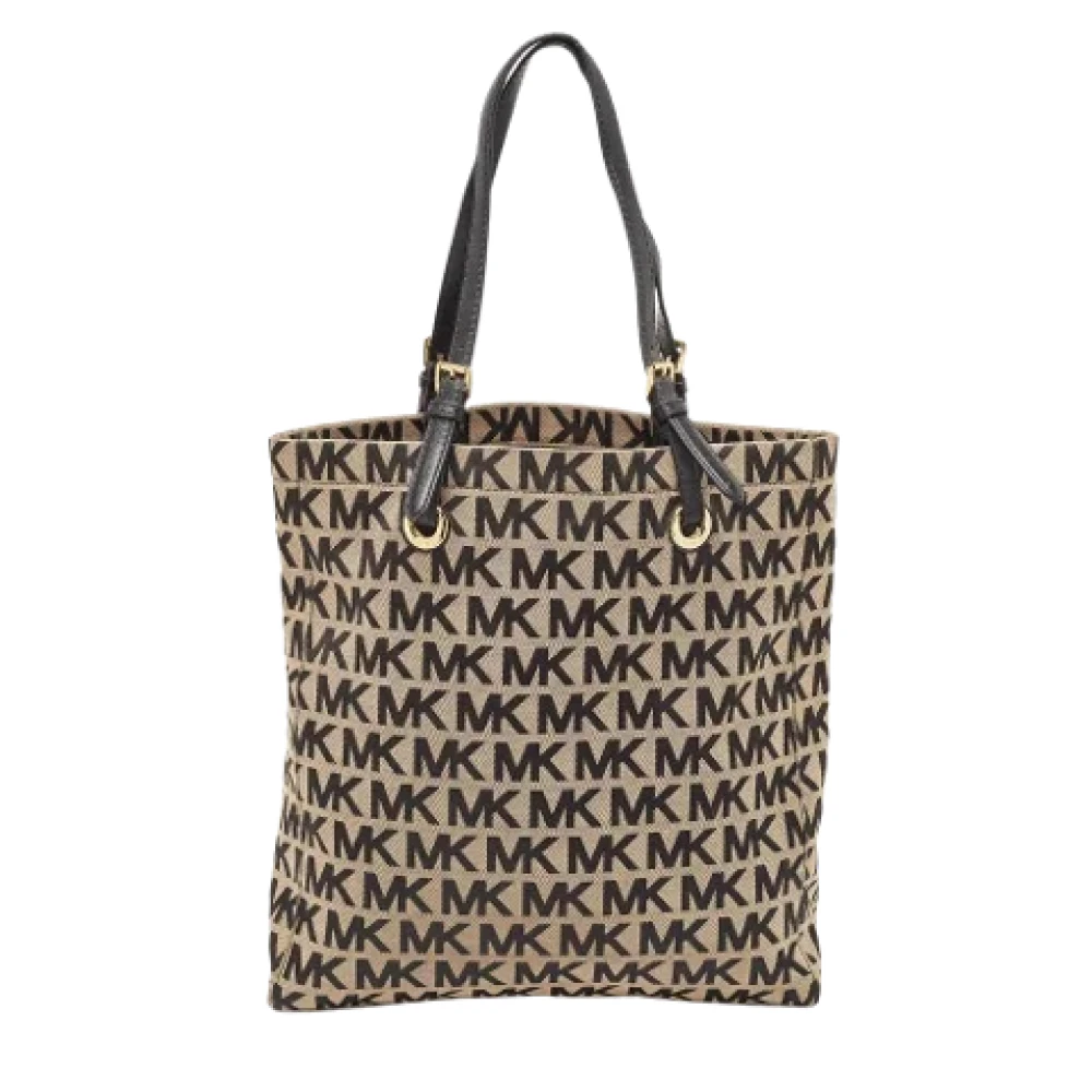 Michael Kors Pre-owned Canvas totes Black Dames