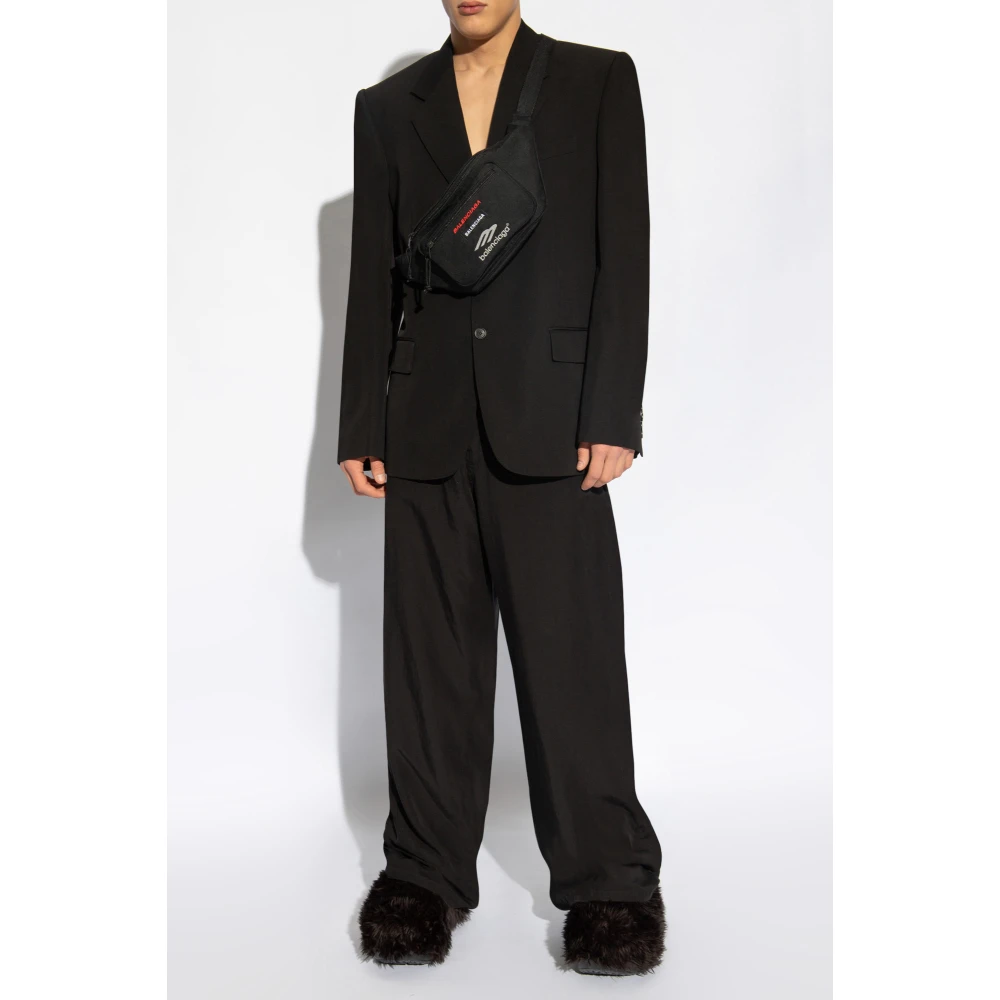 Balenciaga Oversized Broek Black Heren