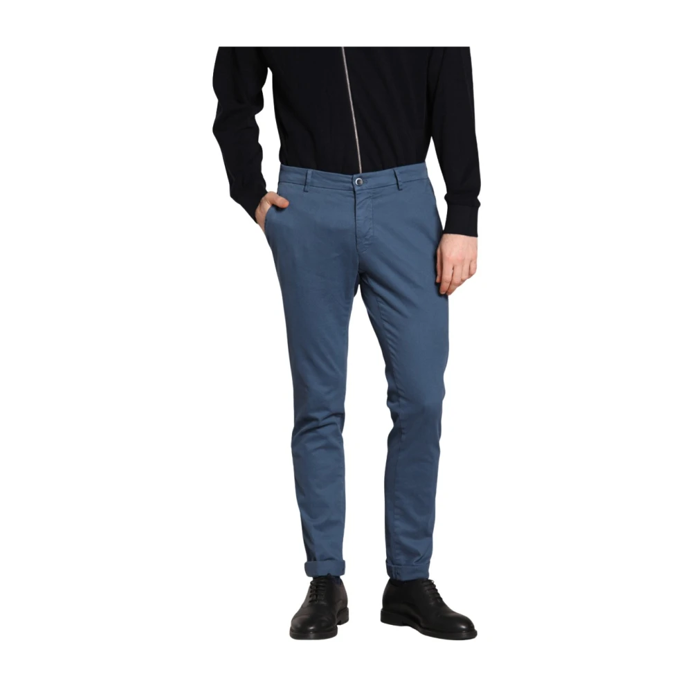 Mason's Uomo Blu Pantaloni, L, New,