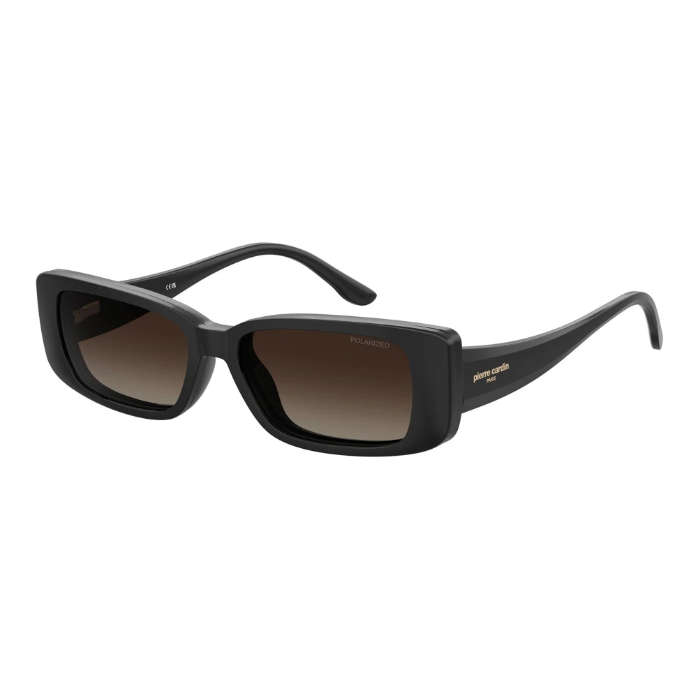 Pierre Cardin Women's Black Rectangle Sunglasses - Sunglasses - 53 Mm - Accessories