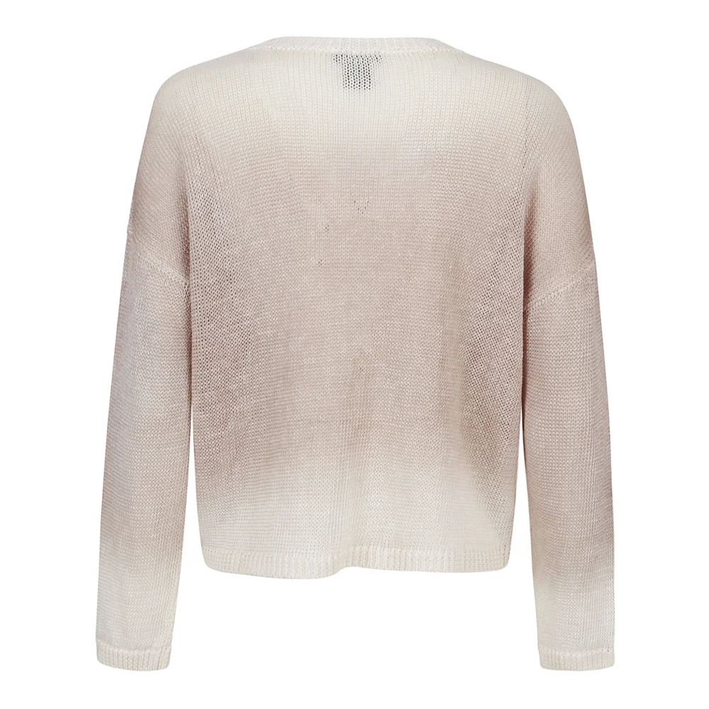 Avant Toi Beige Linnen Trui Gemaakt in Italië Beige Dames