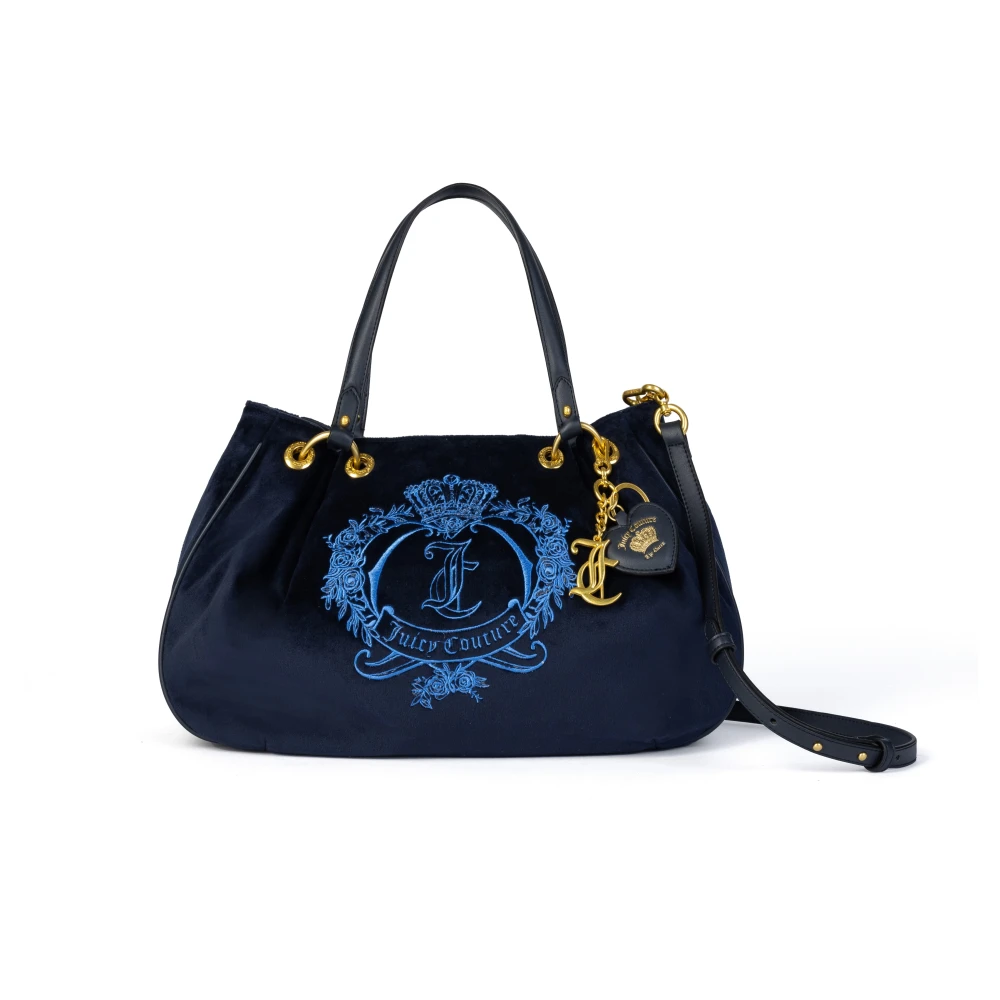 Juicy Couture Blauw Twig Heart Dubbele Handvat Tas Blue Dames