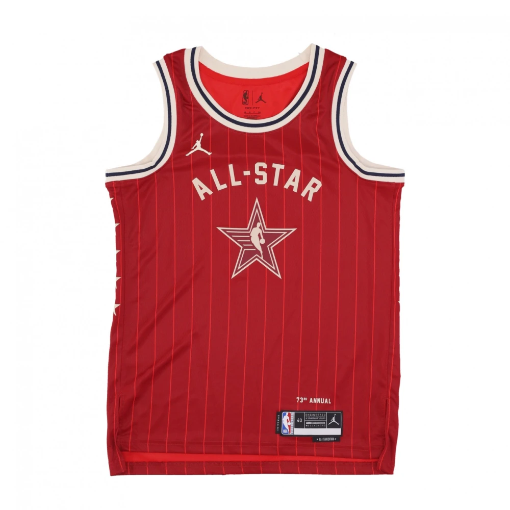 Jordan NBA All Star Giannis Shirt Red Heren