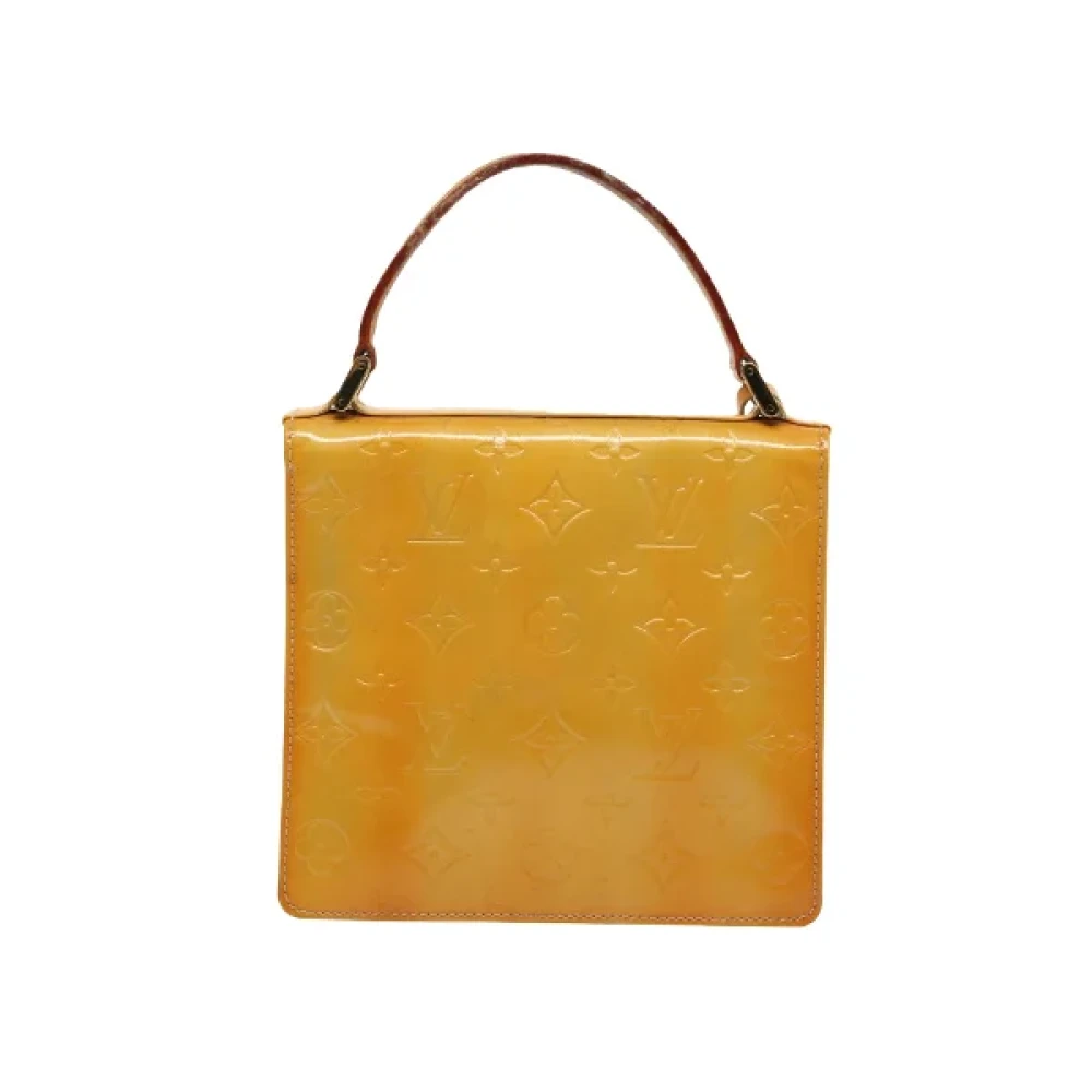 Louis Vuitton Vintage Pre-owned Leather louis-vuitton-bags Yellow Dames