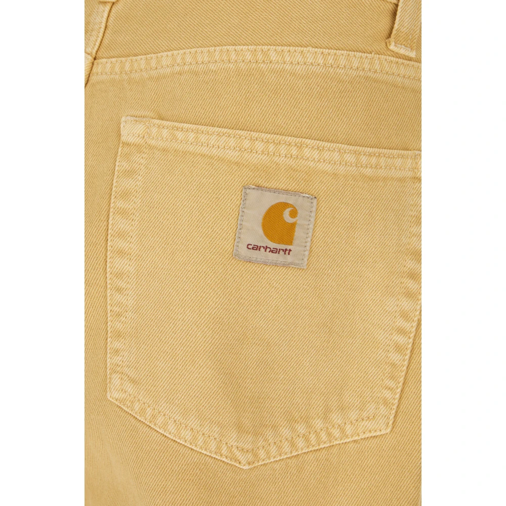 Carhartt WIP Stijlvolle Broeken voor Dagelijks Gebruik Beige Heren