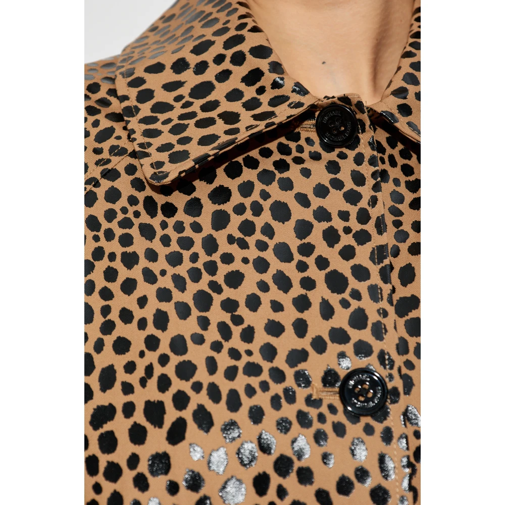 Michael Kors Animal Print Jas Beige Dames