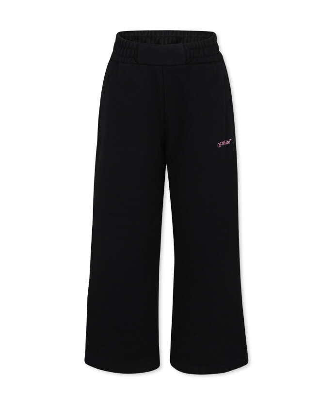 sort-fleece-bomuld-sporty-bukser