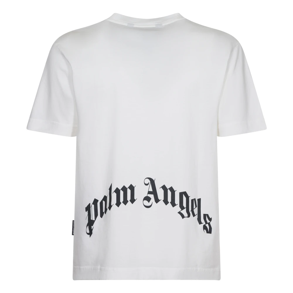 Palm Angels Stijlvolle T-shirts en Polos Collectie White Heren
