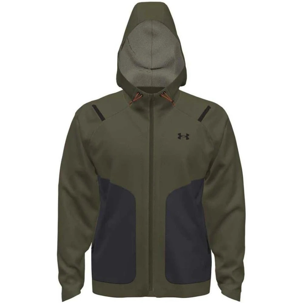 Under Armour Men's Green Windbreakers, S, Unstoppable Wind Jacket