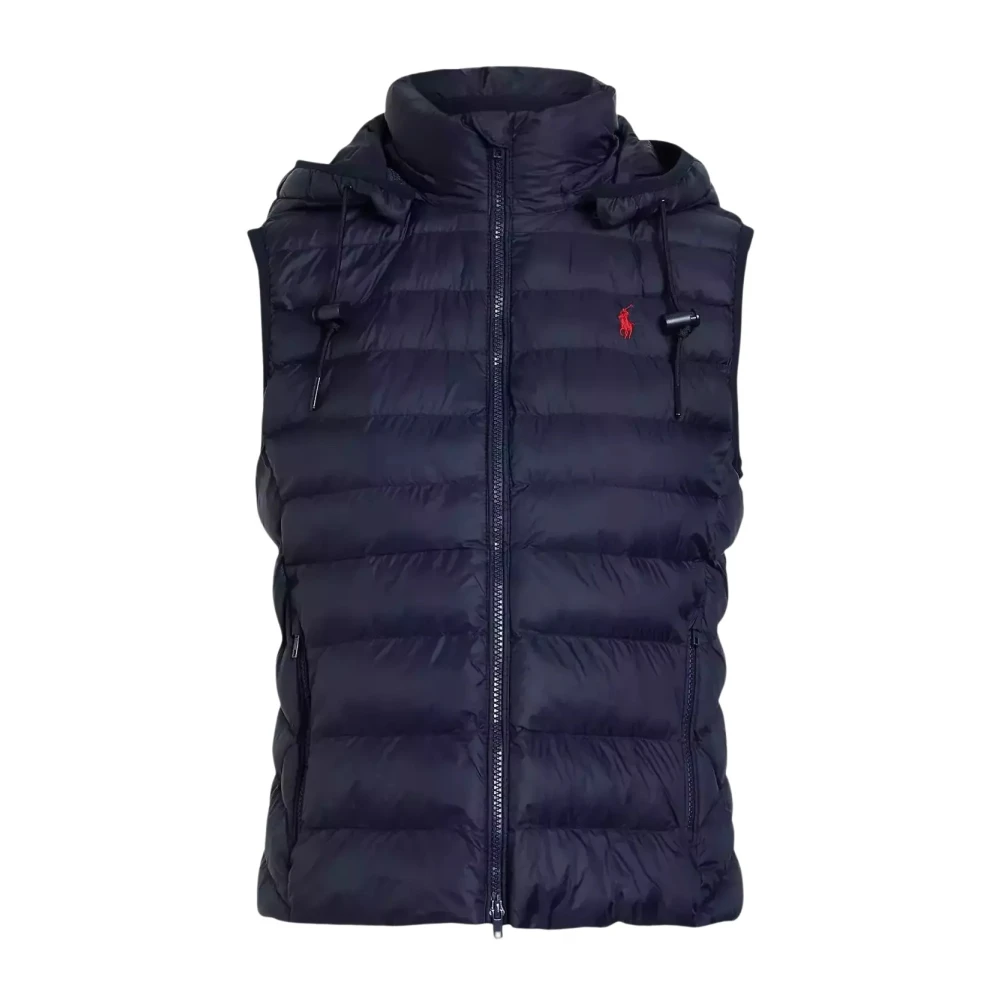 Ralph Lauren Blauw Gewatteerd Vest Blue Dames