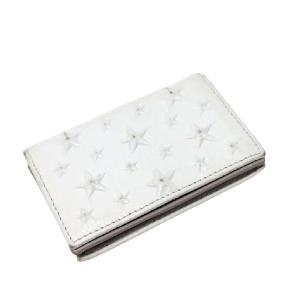 Jimmy Choo Pre-owned Leather home-office White Dames