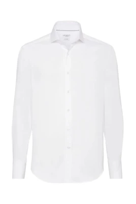 Twill Slim-Fit Skjorta