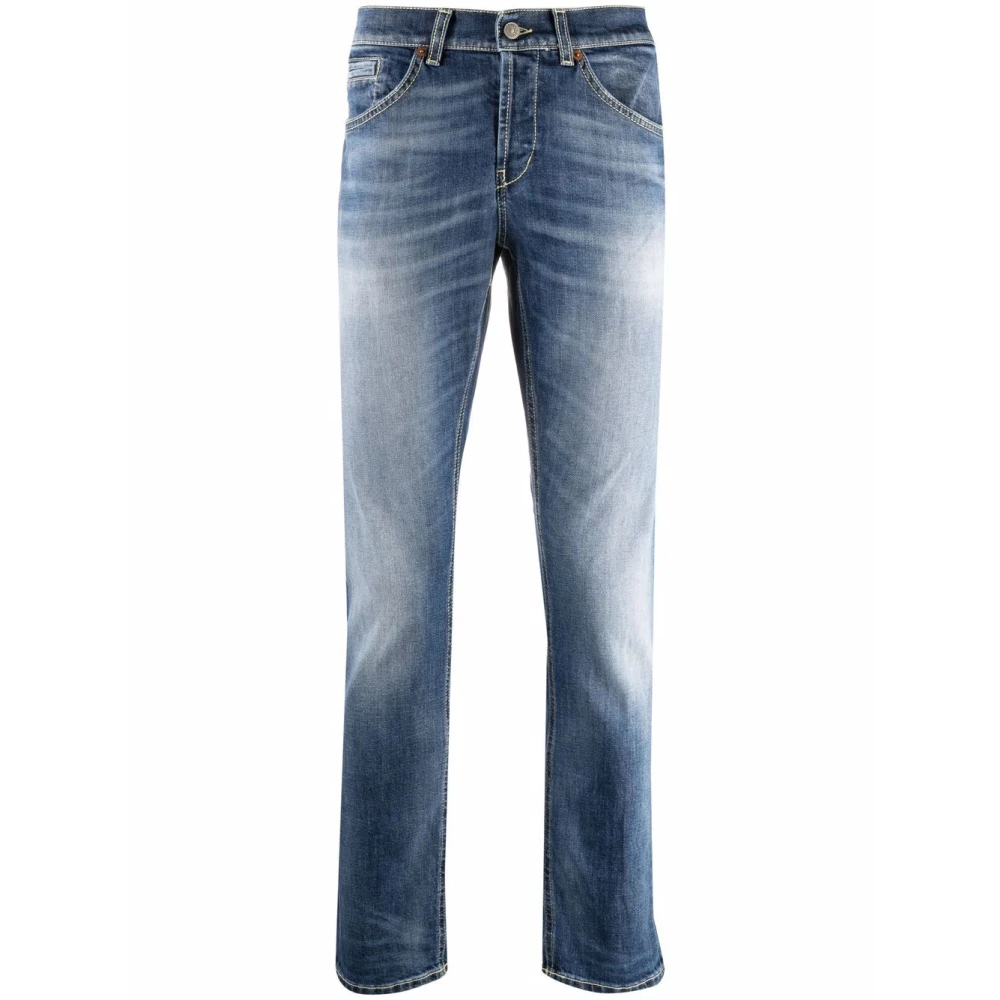 Dondup 800 Jeans Slim-Fit Denim voor Heren Blue Heren