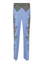 pantalon-en-soie-bleue