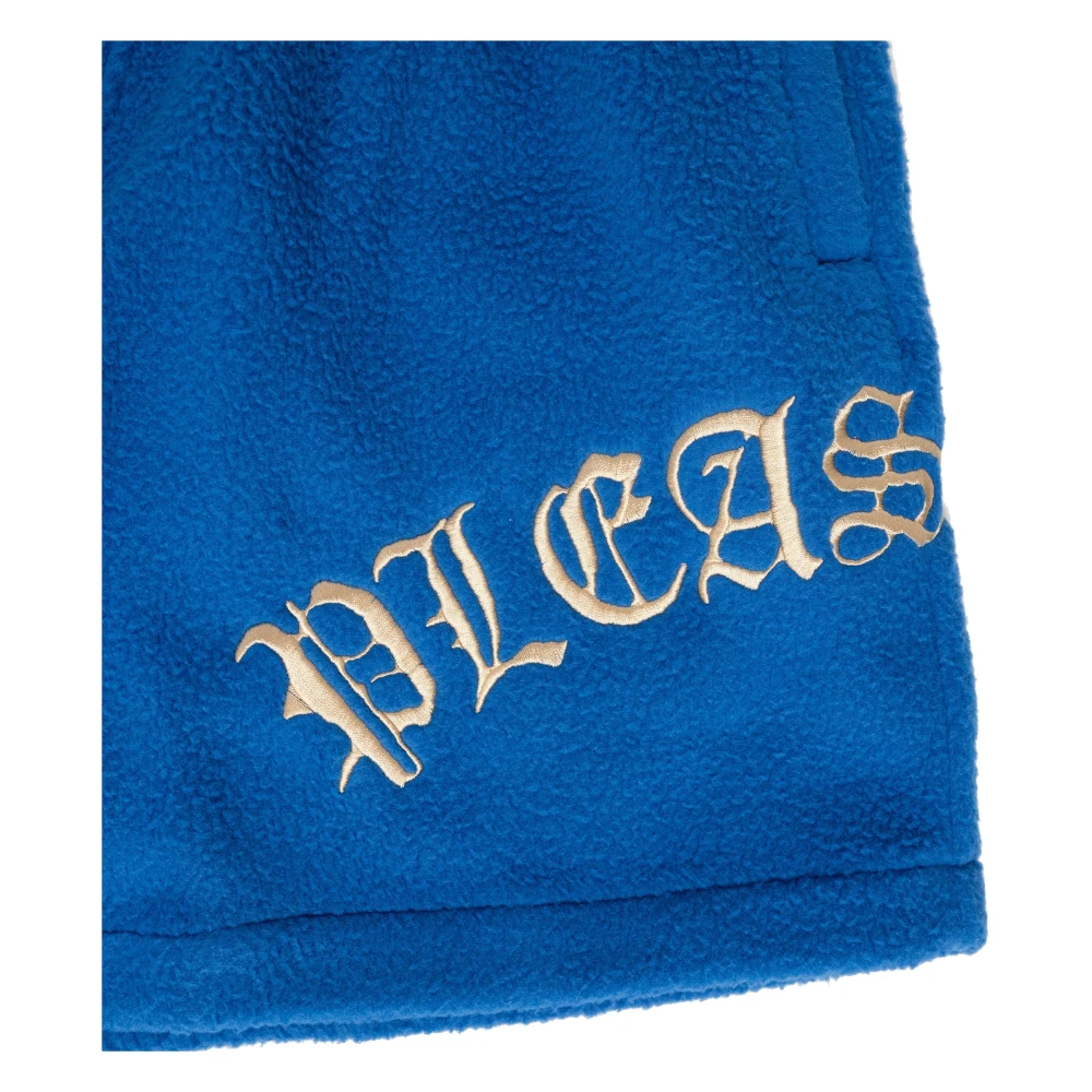 Pleasures Mars Sherpa Short Blue Heren