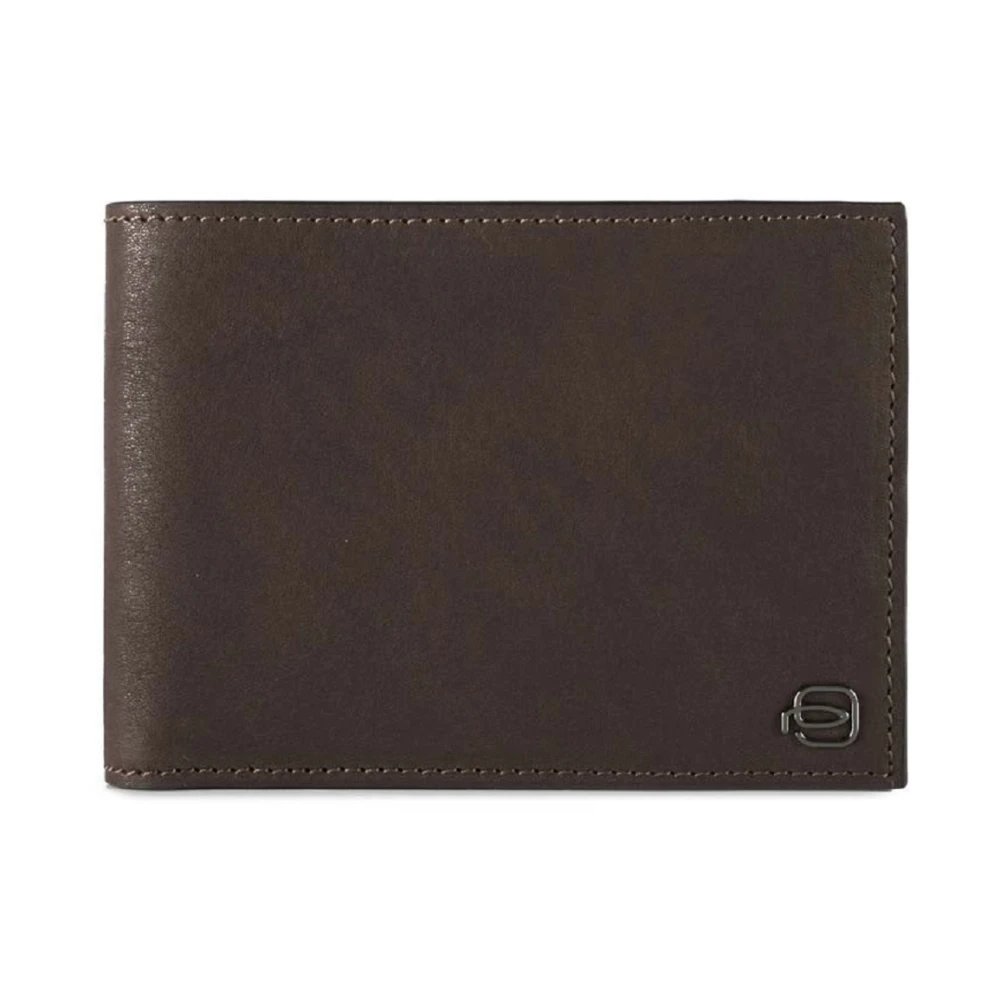 Piquadro Men's Brown Wallets & Cardholders, One Size, Wallet With Coin Pocket