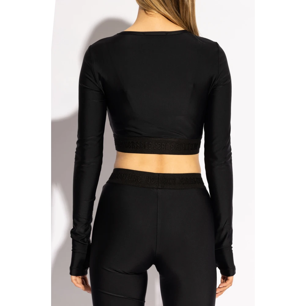 Versace Jeans Couture Sports Top Black Dames