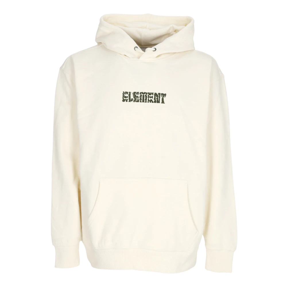 Element Cipher Hoodie Lichtgewicht Sweatshirt met Lange Mouwen Beige Heren