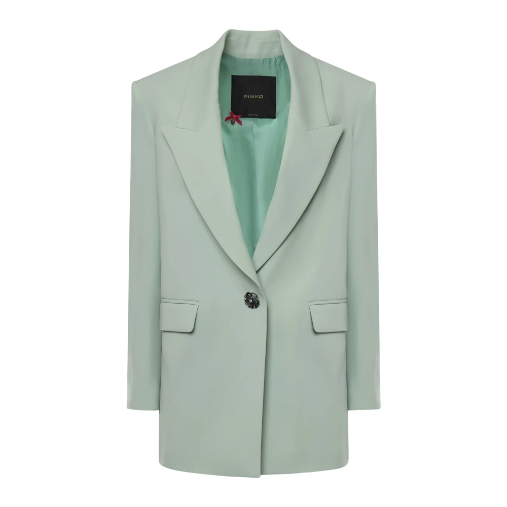 Pinko Women's Green Blazers - Blazers - L - Jackets