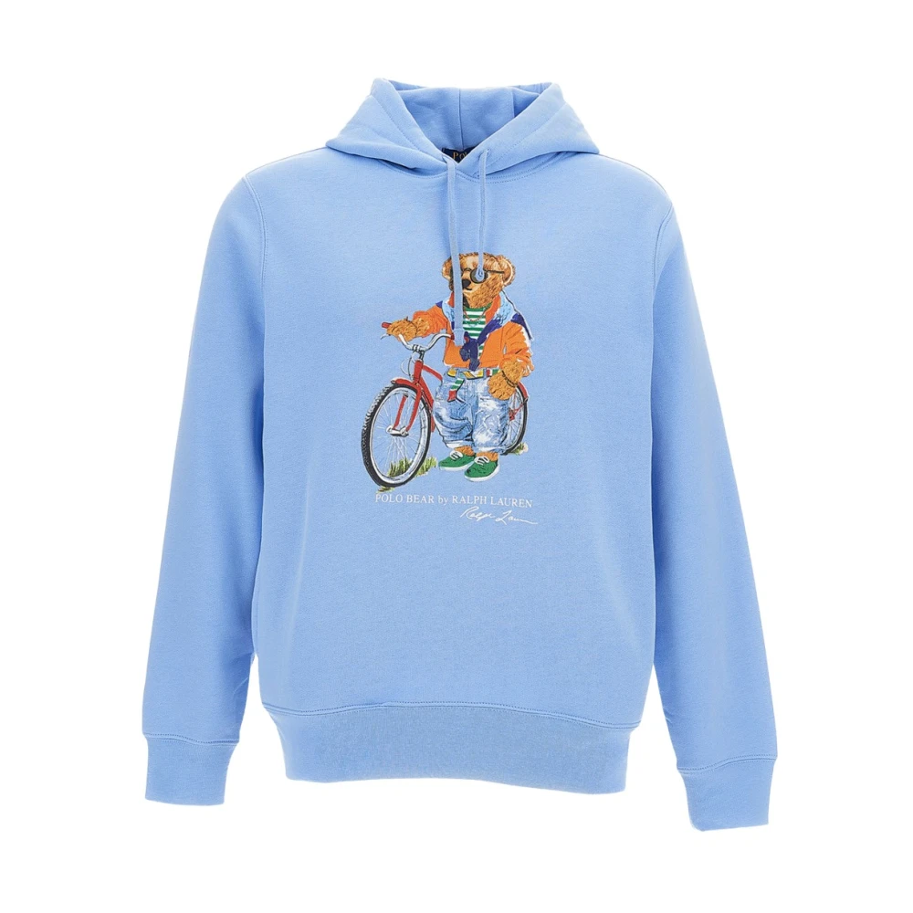 Polo Ralph Lauren Men's Blue Hoodies, L, Fleece-Lined Hoodie