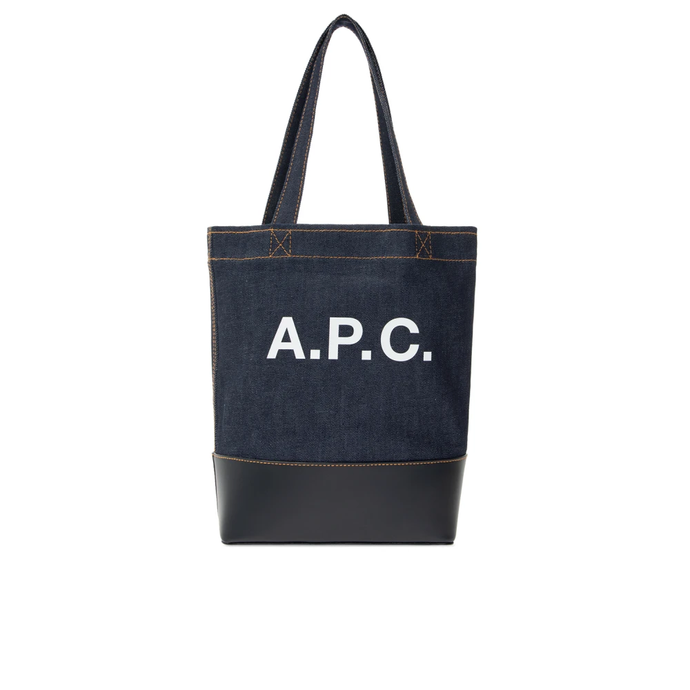 A.p.c. Axel Liten shopper väska Black, Herr