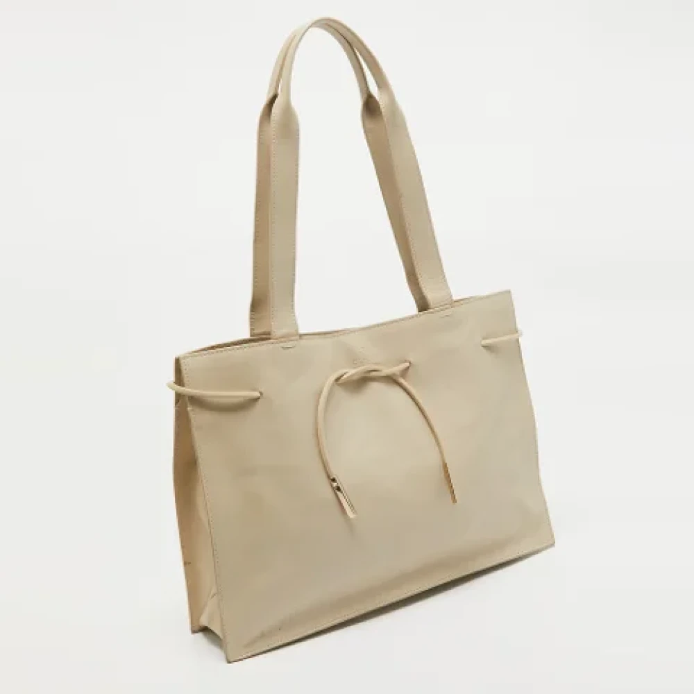 Gucci Vintage Pre-owned Leather totes Beige Dames