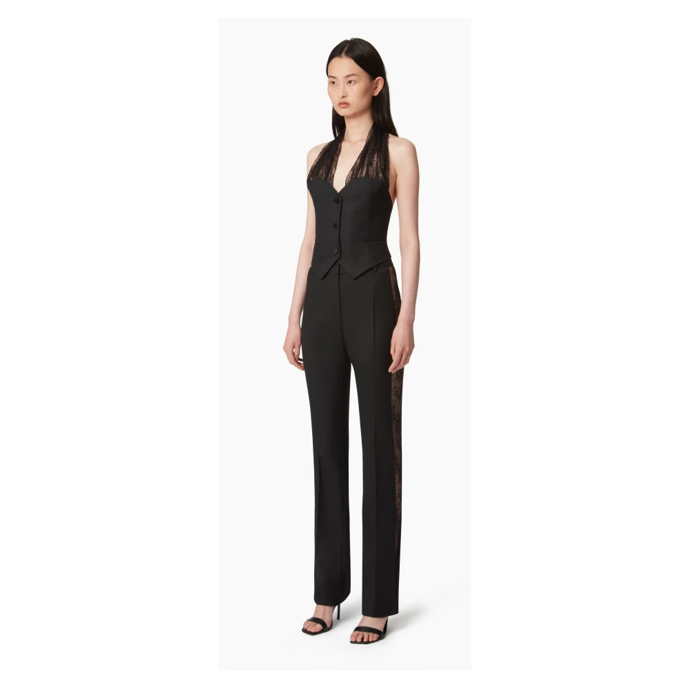 Nina Ricci Vest MET Chantilly Kant Black Dames