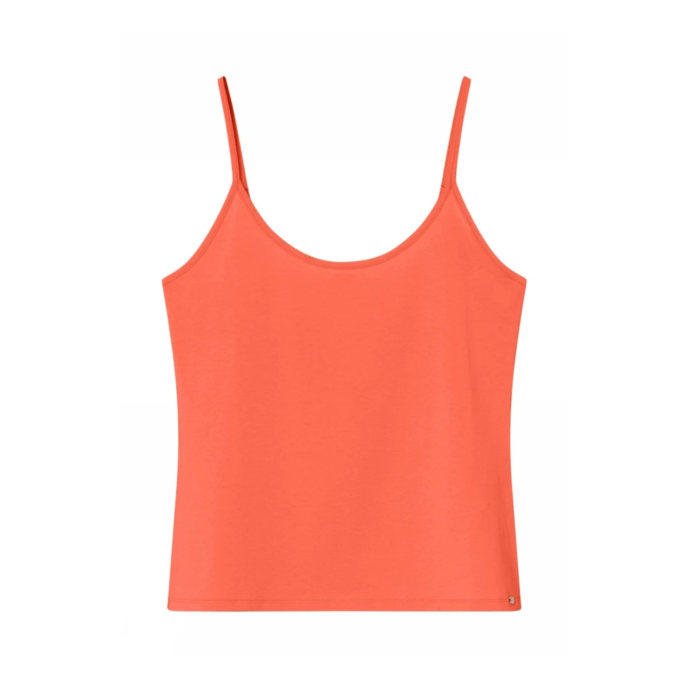 Gustav Women's Orange Sleeveless Top - Sleeveless Tops - M - Tops
