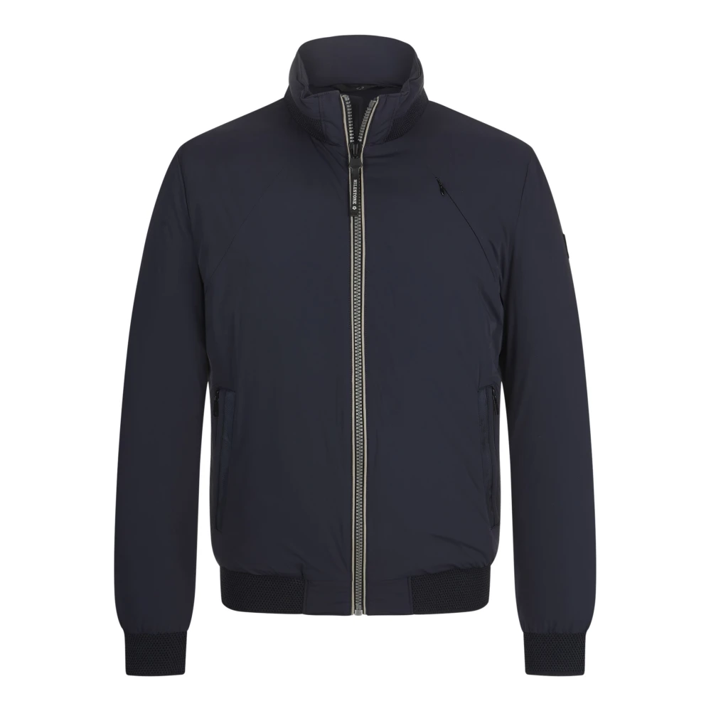 Milestone Iets getailleerde blouson Van blauw