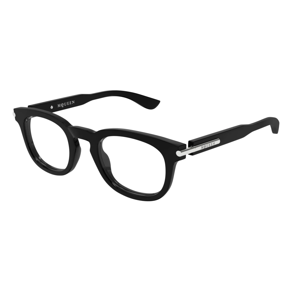 Alexander Mcqueen Men's Black Stylish Eyeglasses In Am0498o - Glasses - 48 Mm - Accessories