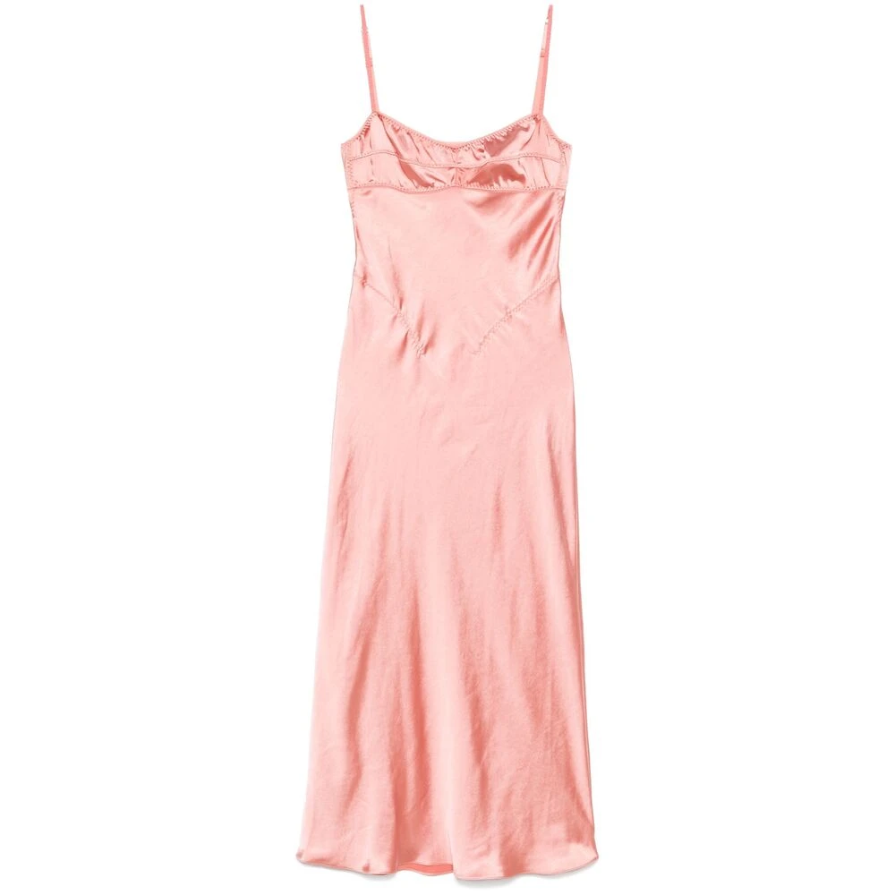 Anna October Perzikroze Bustier Stijl Jurk Pink Dames