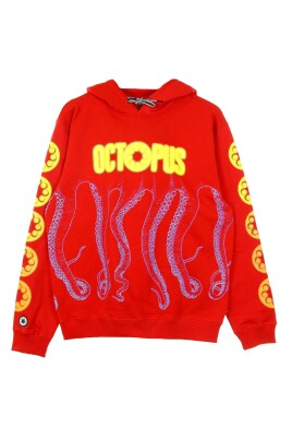 red-lightweight-octopus-hoodie-sweatshirt