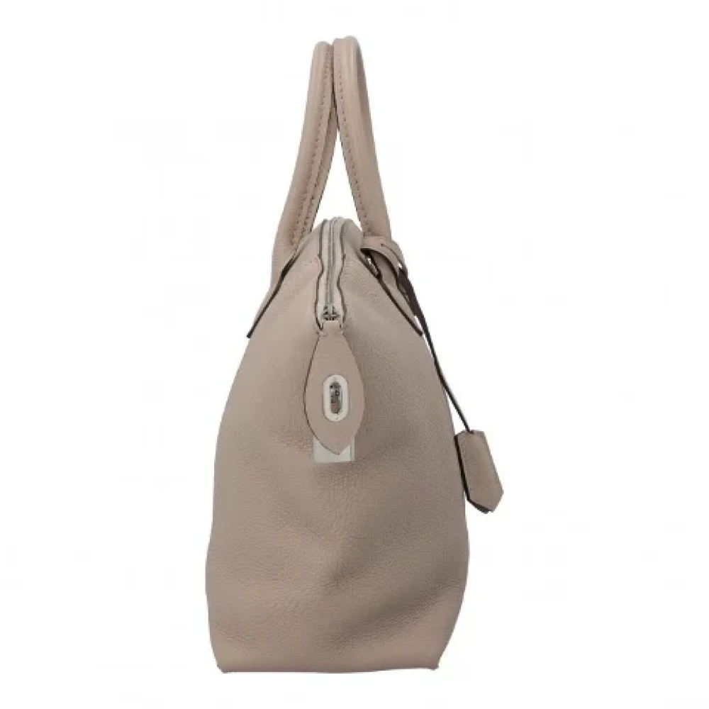 Louis Vuitton Vintage Pre-owned Leather handbags Gray Dames