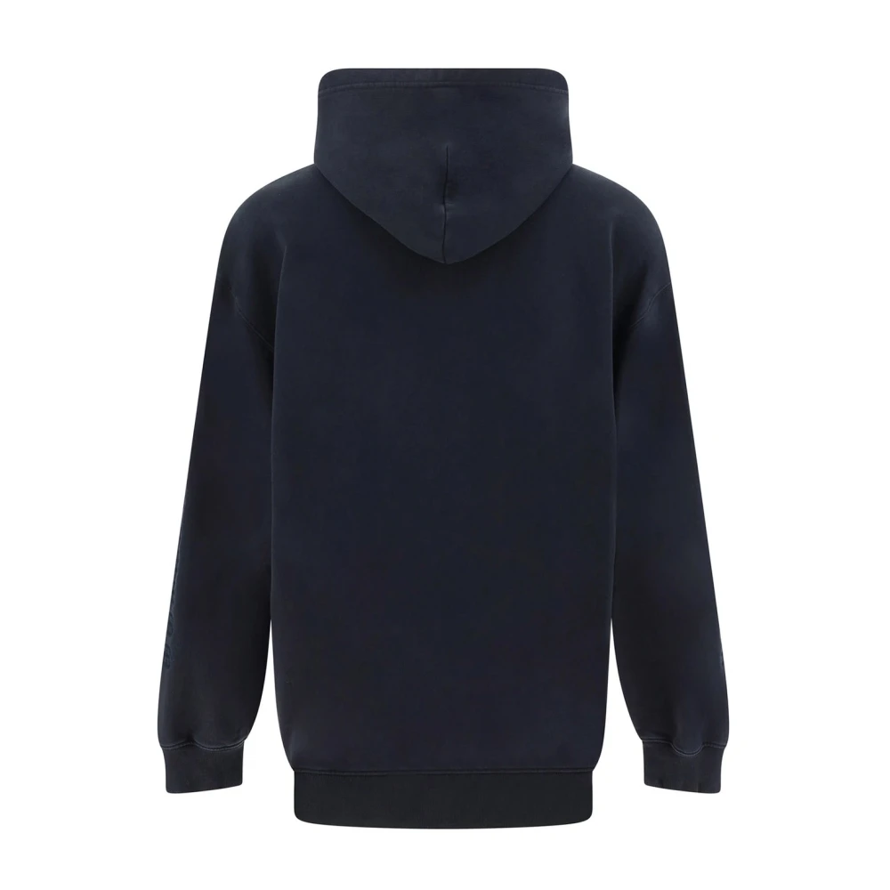 Balenciaga Katoenen Hoodie Herenmode Black Heren