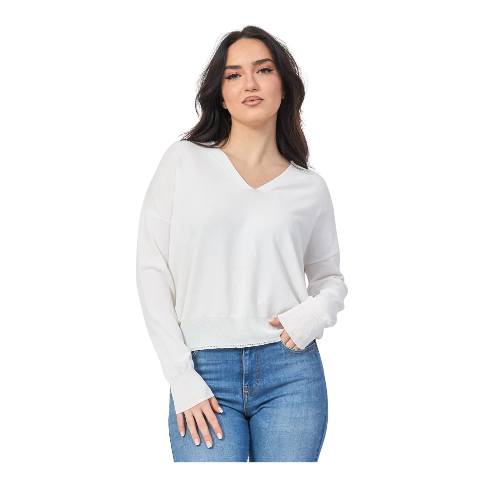 Knitwear > V-neck Knitwear - - Gaudi - Modalova