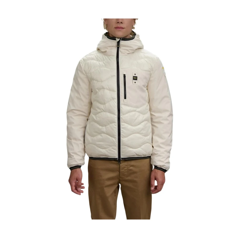 Blauer White Polyamide Shell Jacket - IT54 | XXL - Image 2