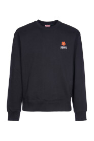 Schwarze Pullover mit Pinafore Metall Detail