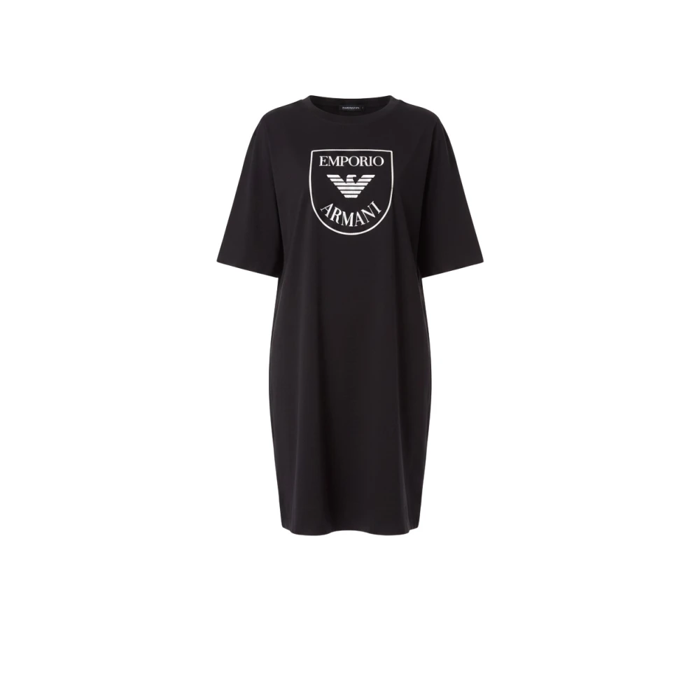 Emporio Armani Vrouw Zwart Kleedjes Dames, S, Kleedjes