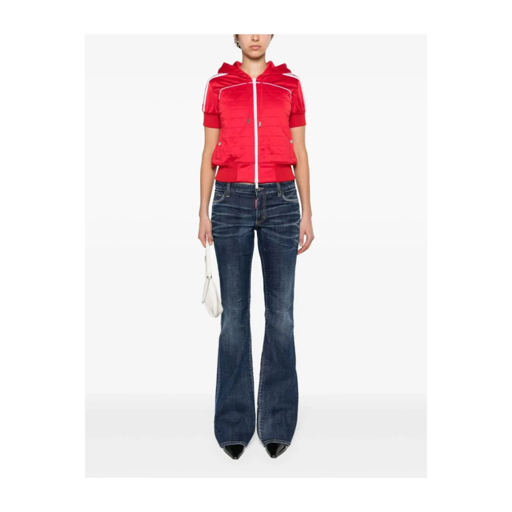 Dsquared2 Donkerblauwe Flare Jeans Blue Dames