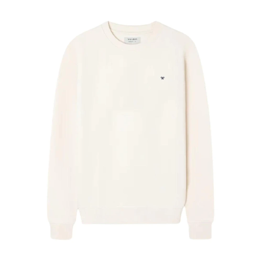 Silbon White Sweatshirts, Male, M, Raqueta Sweatshirt