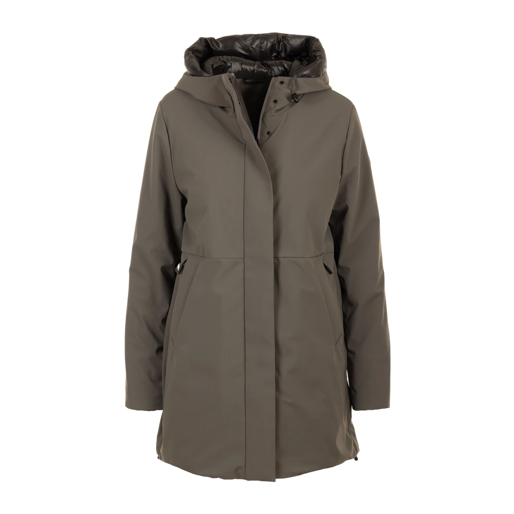 People of Shibuya Grijze Abiko Parka Jas Gray Dames
