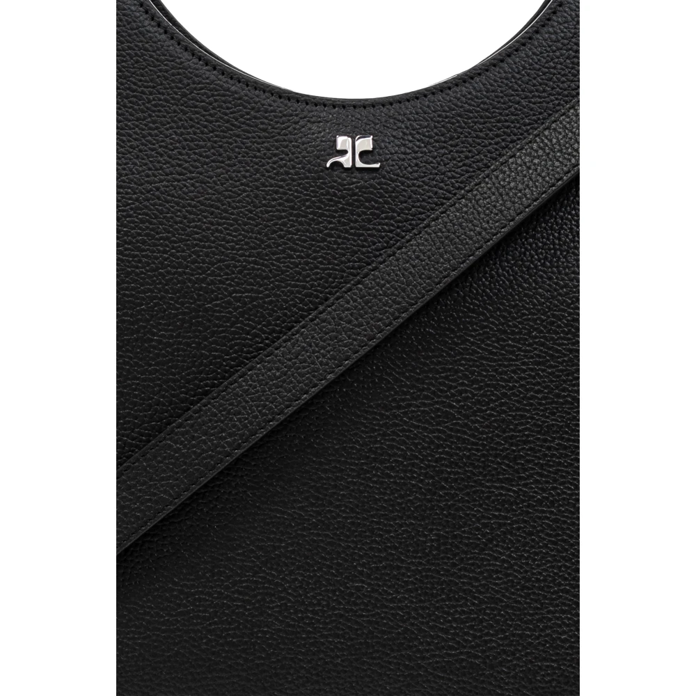 Courrèges Schoudertas Medium Black Dames