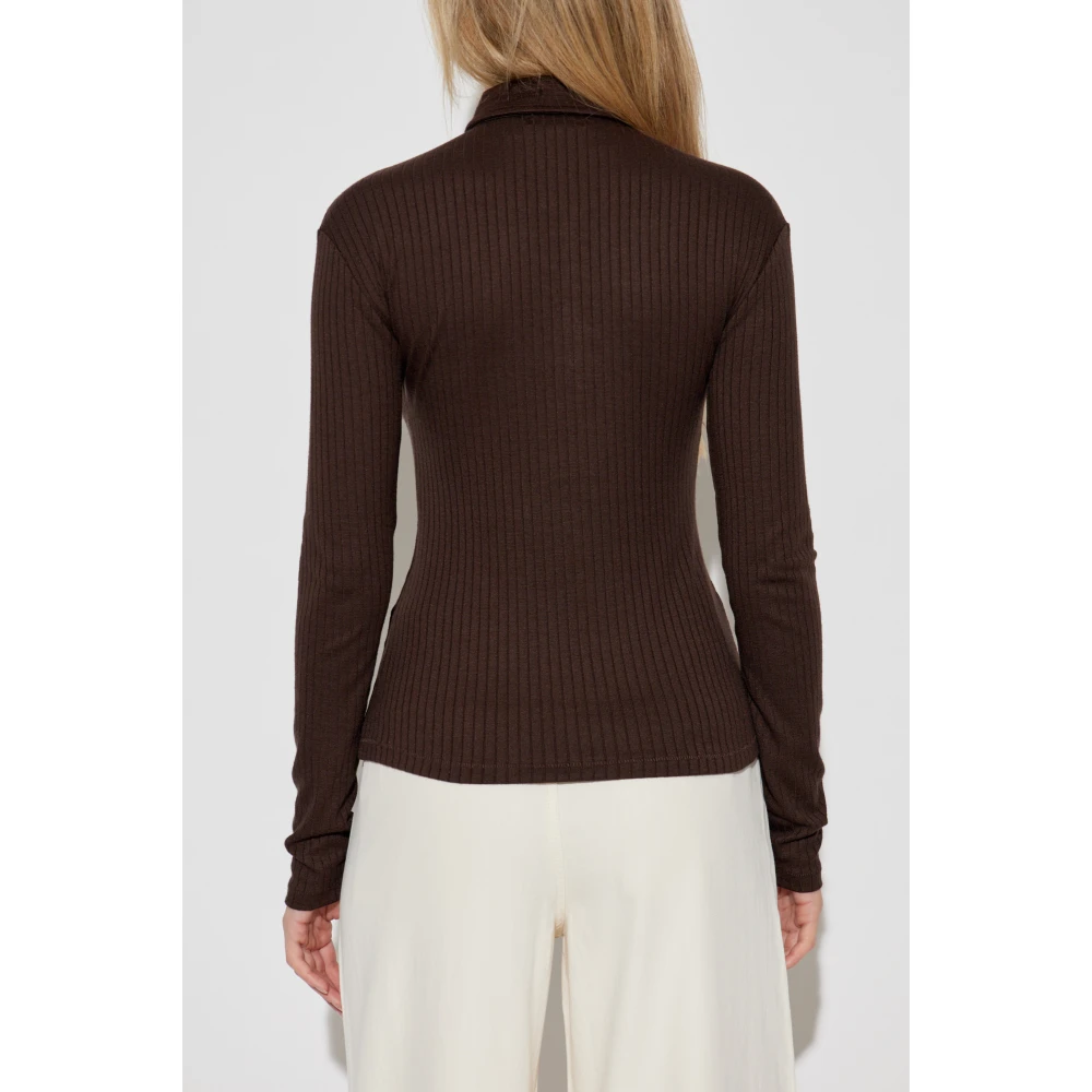 Rag & Bone Top Rib Brown Dames