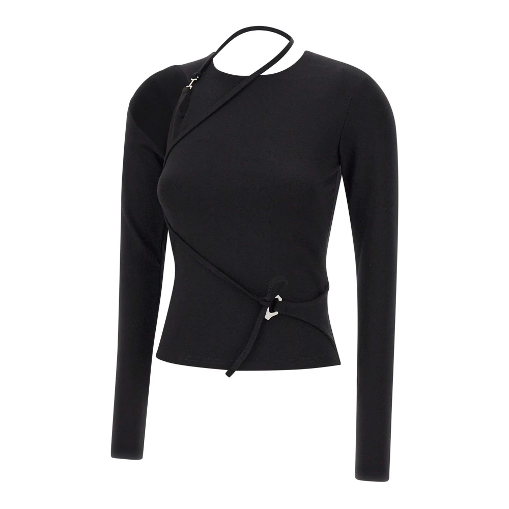 Heliot Emil Zwarte 'Etheria' Trui met Uitsparingen Black Dames