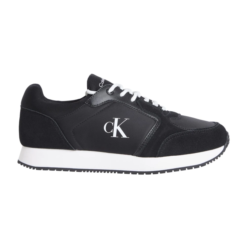 Calvin Klein Jeans Men's Black Laceup Trainers For - Sneakers - 11 Uk - Shoes