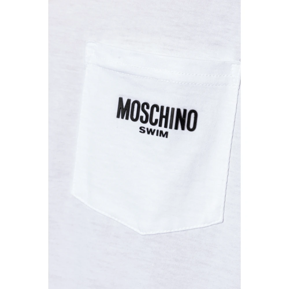 Moschino T-shirt uit de Swim-collectie White Heren