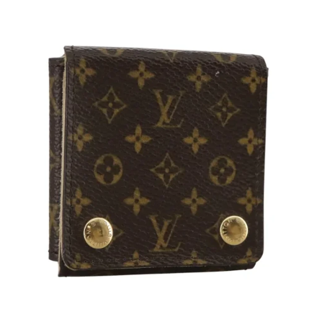 Louis Vuitton Vintage Pre-owned Canvas wallets Brown Dames