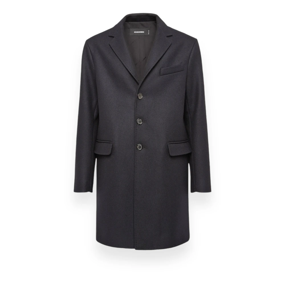 Dsquared2 Stijlvolle Jas voor Mannen Black Heren