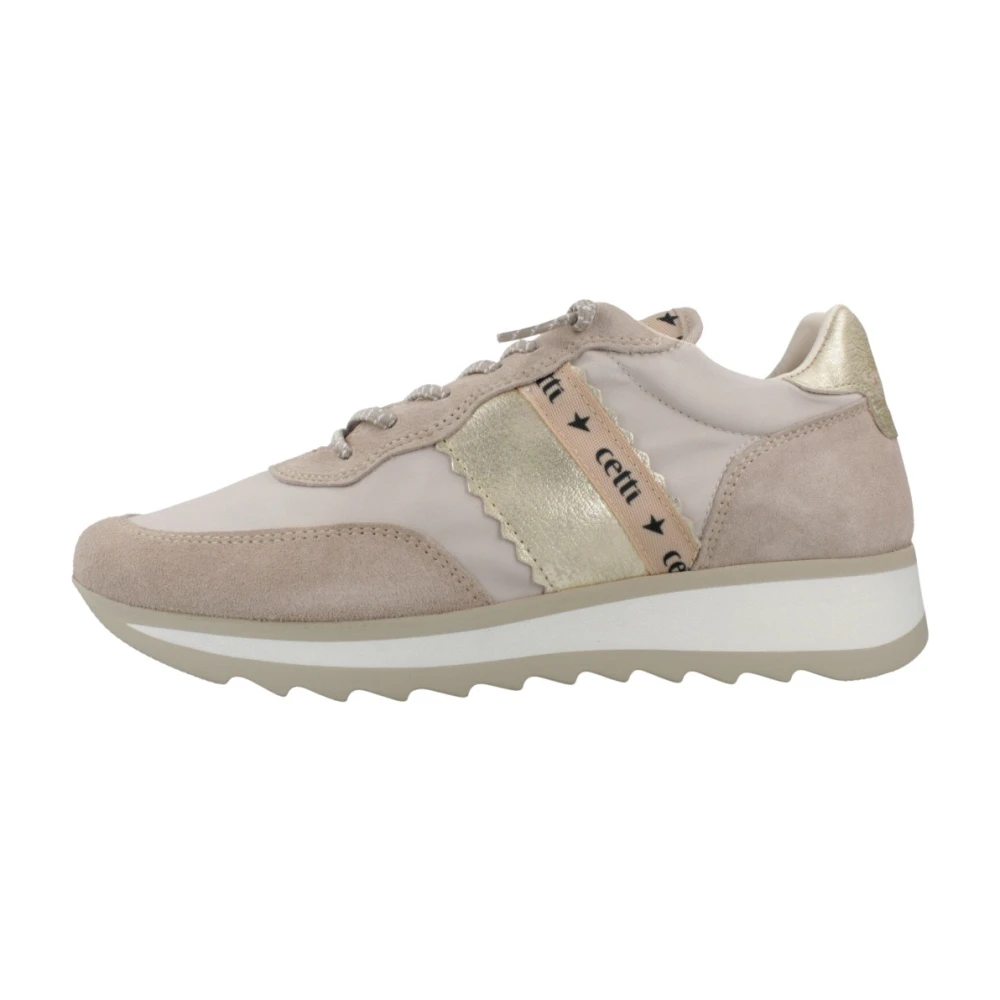 Cetti C848Sra V26 Deportivo Ante Mesh Dames Schoenen Beige